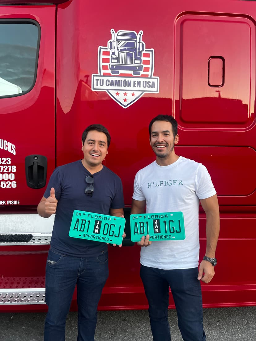 MorPro trucking automation Florida apportioned plates for new fleet registration